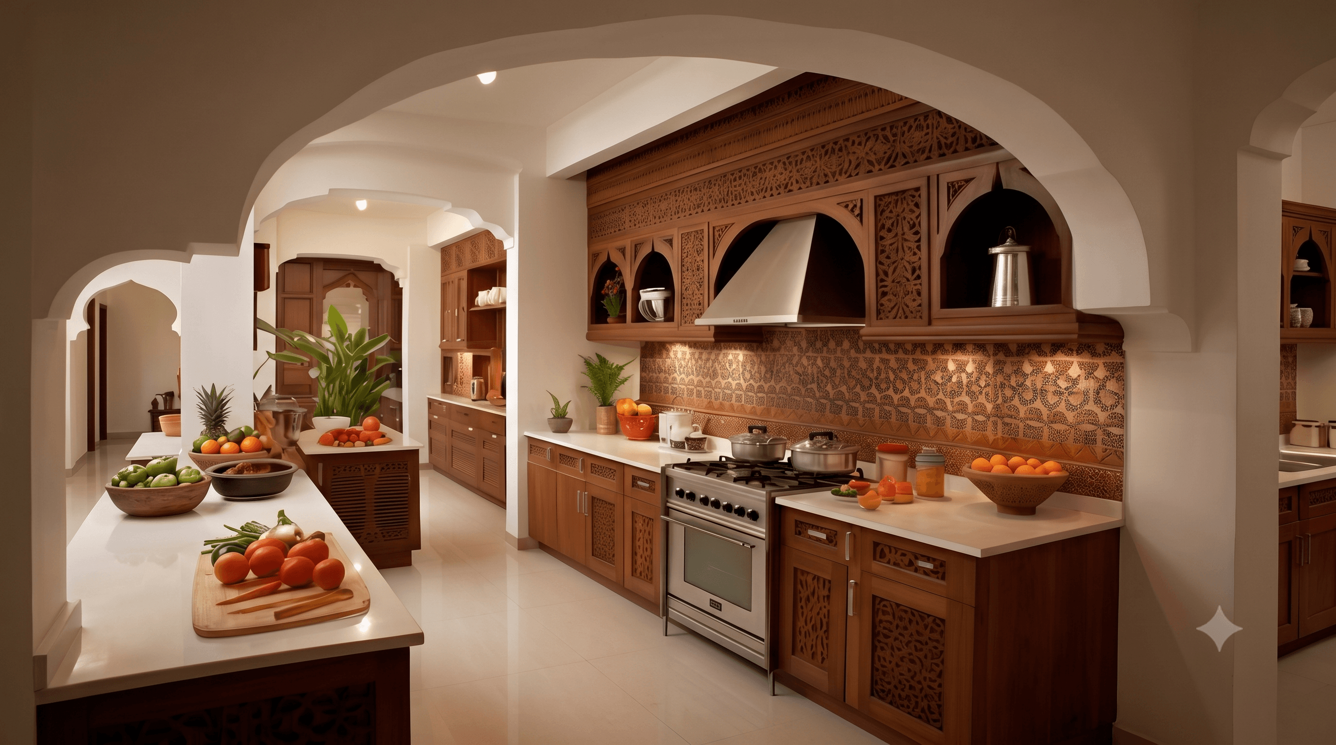 Home interior project photographed on-site